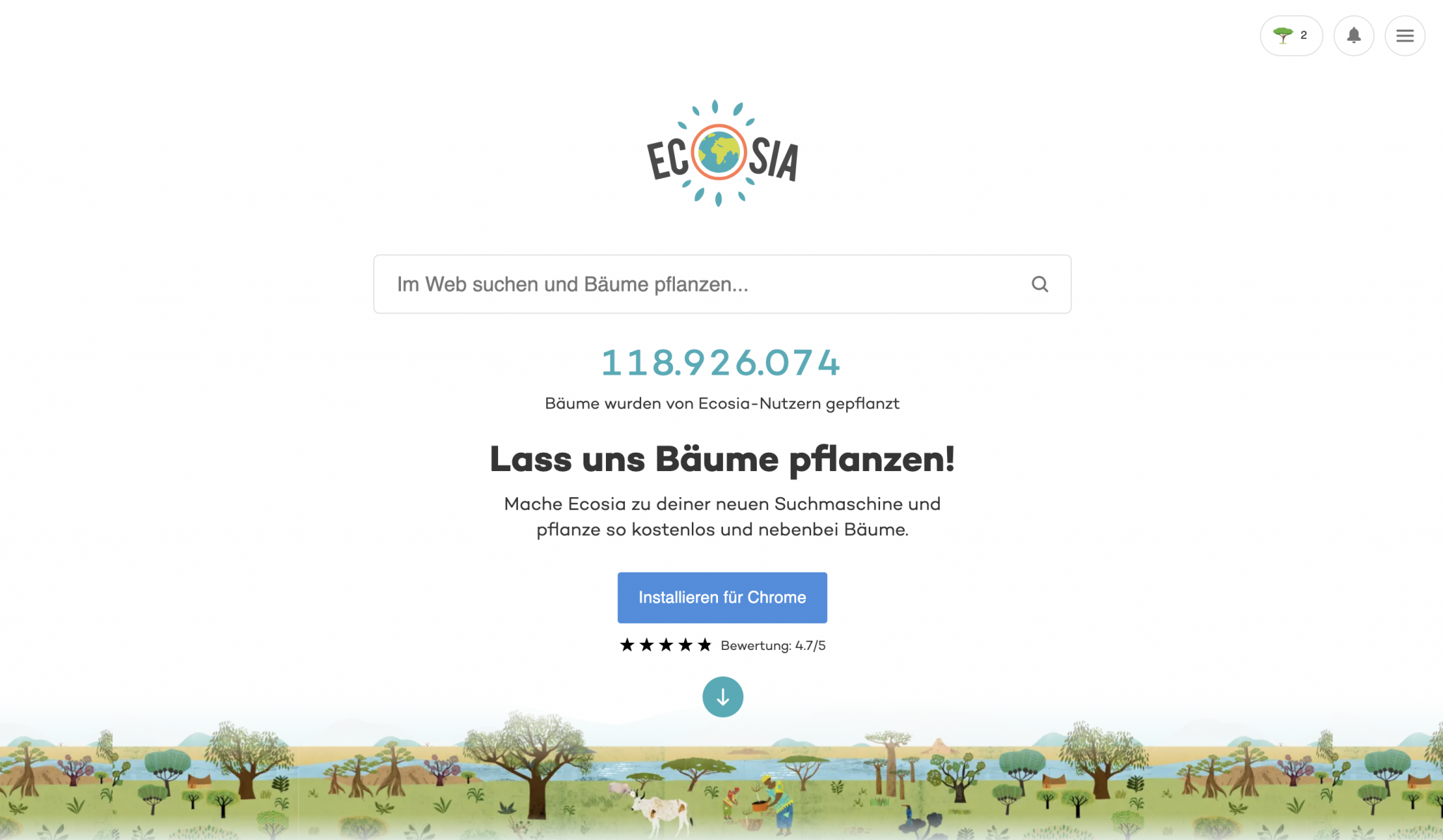 websites like ecosia